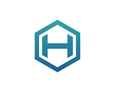 Harf H Logo Simge Vektör