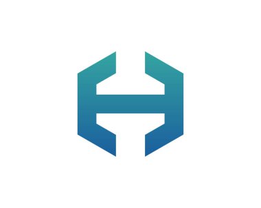 Harf H Logo Simge Vektör