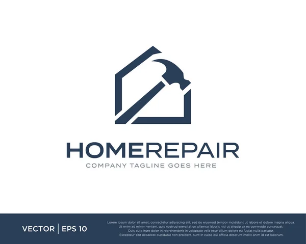 Home Reparar construir logotipo ícone vetor Ilustração De Stock