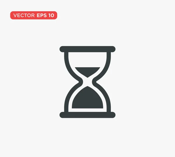 Zandloper pictogram vector illustratie — Stockvector