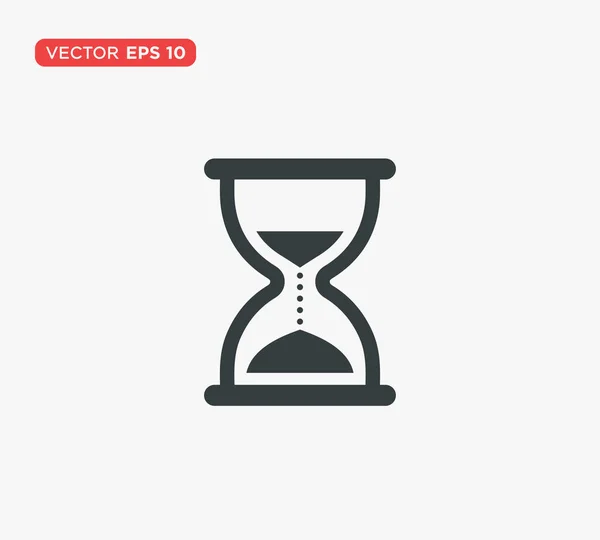 Zandloper pictogram vector illustratie — Stockvector