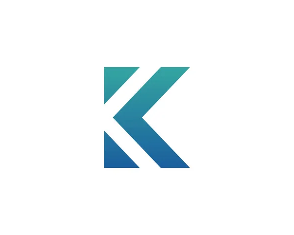 Buchstabe K Logo Icon Vector — Stockvektor