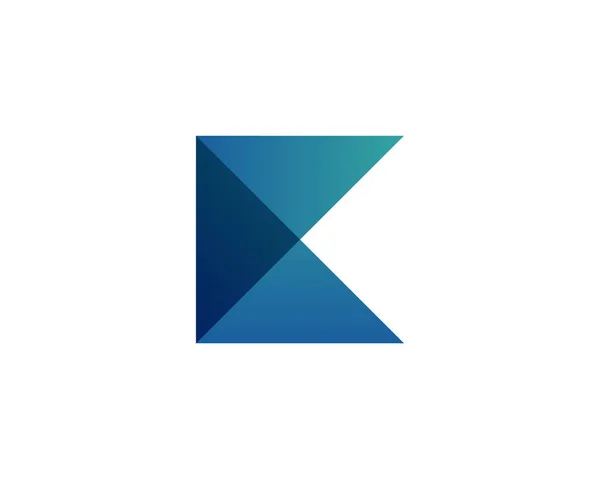 Buchstabe K Logo Icon Vector — Stockvektor