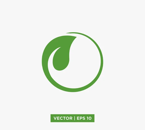 Blatt-Icon-Vektor-Illustration — Stockvektor