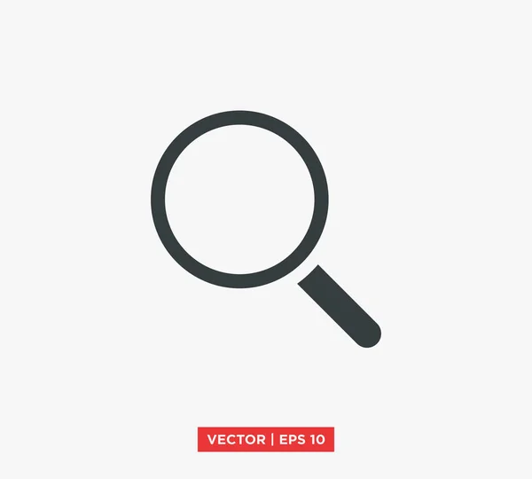 Icono de lupa vector ilustración — Vector de stock