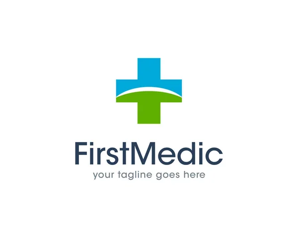 Pierwsze medyczne zdrowie ikona logo wektor — Wektor stockowy