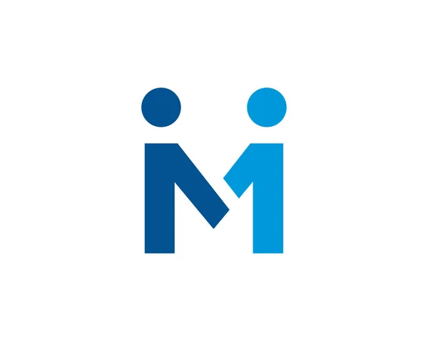 Litera M logo szablon projekt wektor ilustracja — Wektor stockowy