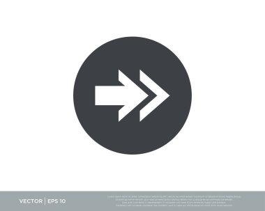 Sonraki Ok Simgesi Düğme Vektörü