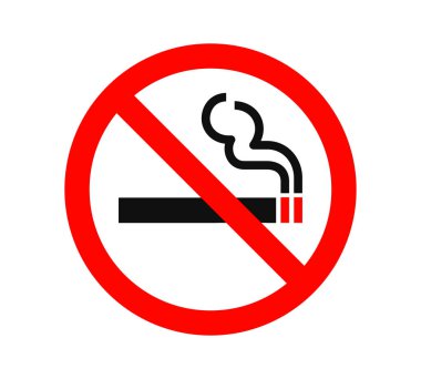 Sigara Sigara Simge Vektör İllüstrasyon