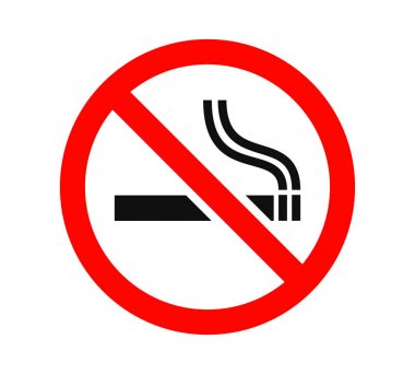 Sigara Sigara Simge Vektör İllüstrasyon