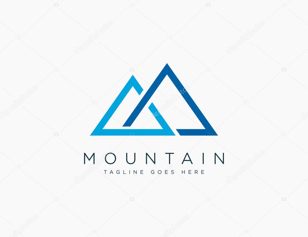 Mountain Logo Template Design Vector Illustration