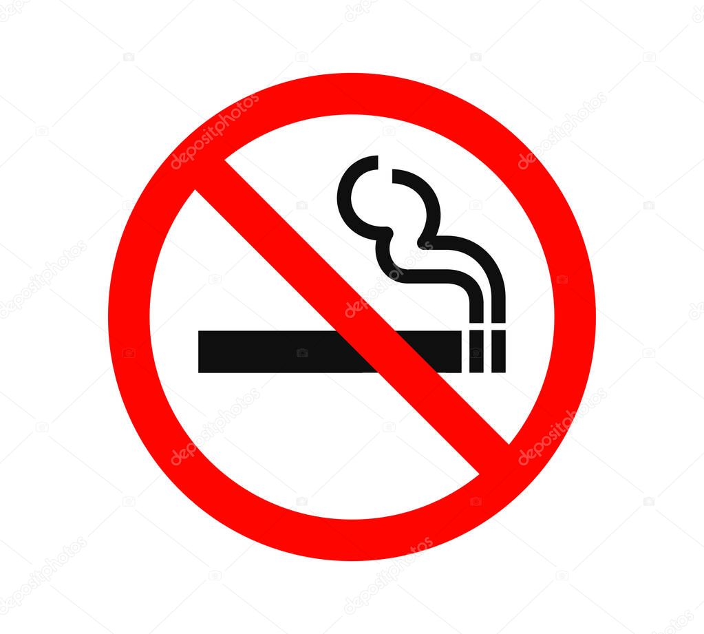 Smoking Cigarette Icon Vector Illustration
