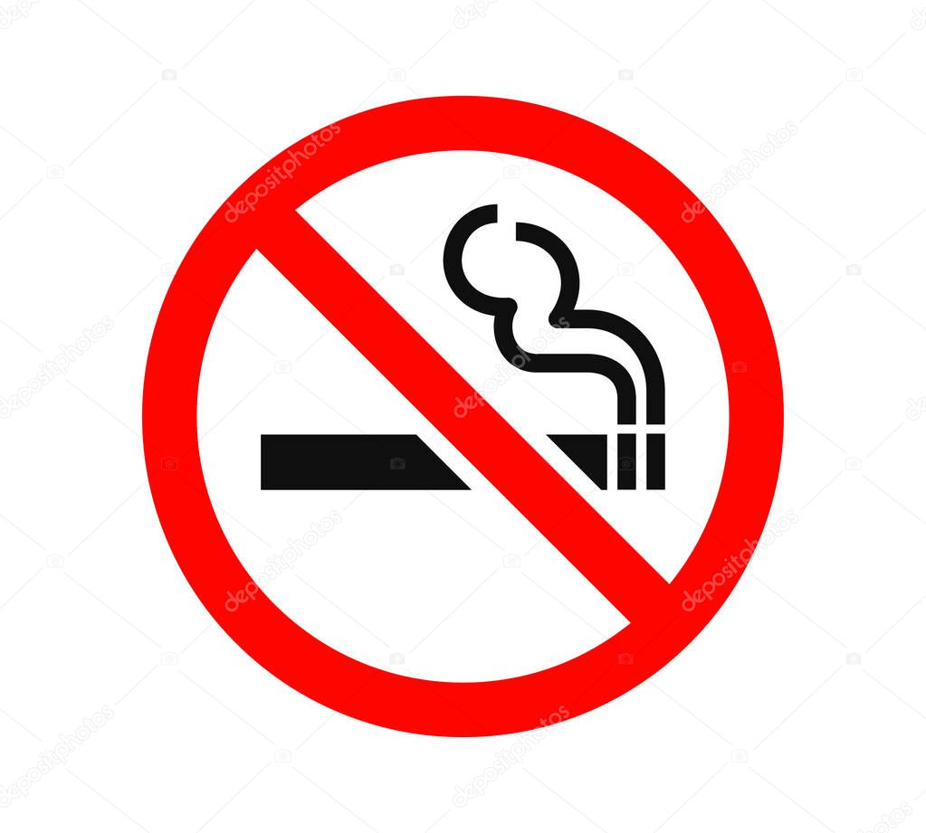 Smoking Cigarette Icon Vector Illustration