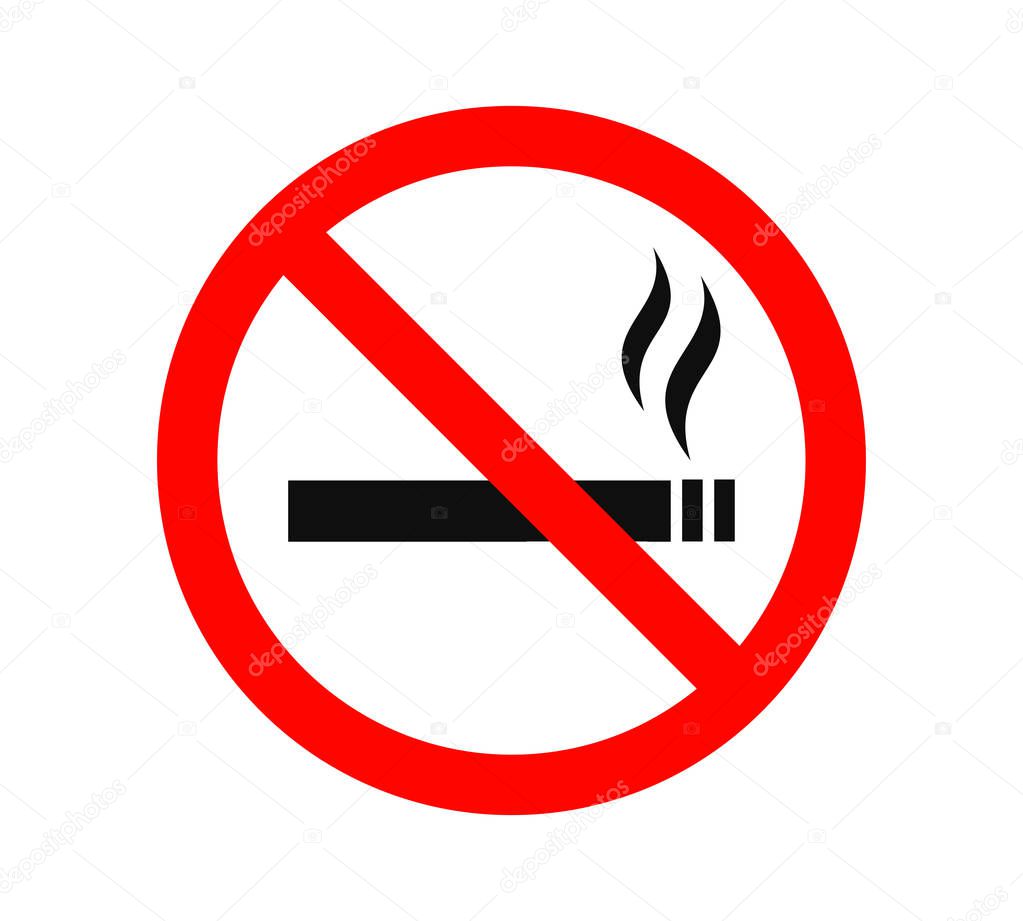Smoking Cigarette Icon Vector Illustration