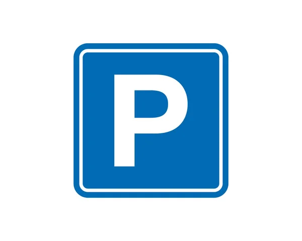Estacionamiento icono icono vector ilustración — Archivo Imágenes Vectoriales