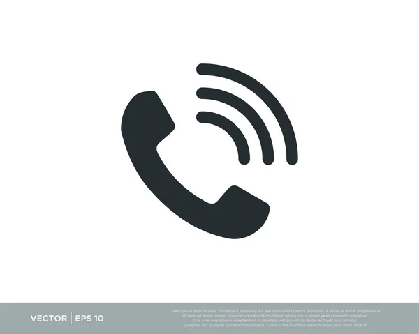 Ilustração do vetor ícone do telefone — Vetor de Stock