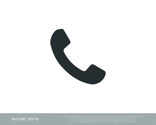 Illustration des Telefon-Symbols — Stockvektor