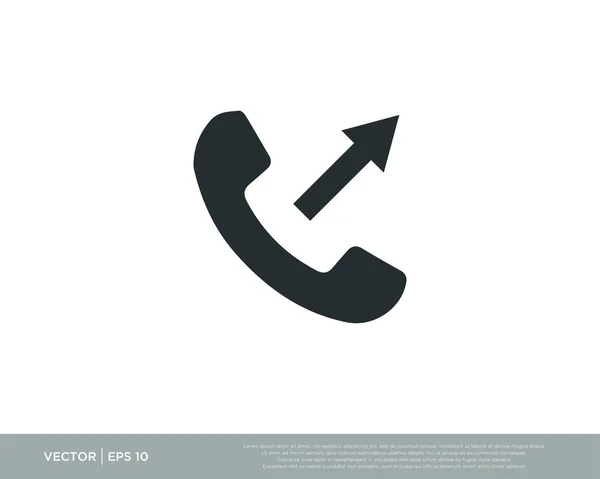 Icono del teléfono vector ilustración — Vector de stock