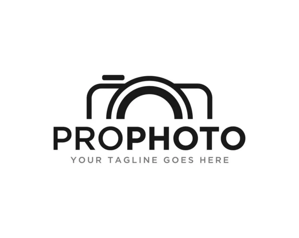 Kamera Fotoğrafçılığı Logo Şablon Vektörü