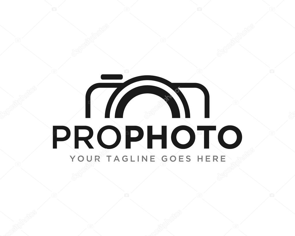 Camera Photography Logo Template Vector