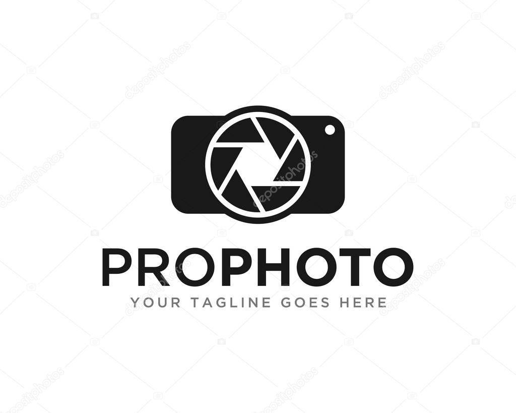 Camera Photography Logo Template Vector