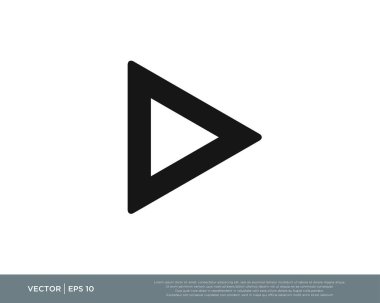 Oynatma düğmesi vektör çizimi