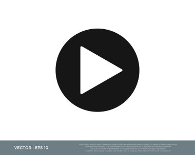 Oynatma düğmesi vektör çizimi