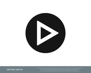 Oynatma düğmesi vektör çizimi