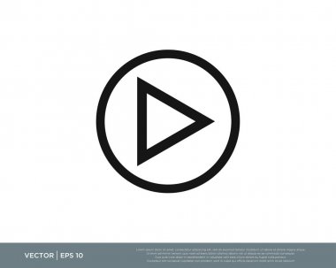 Oynatma düğmesi vektör çizimi