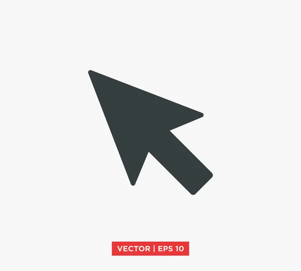 Icono de flecha puntero Ilustración vectorial — Vector de stock