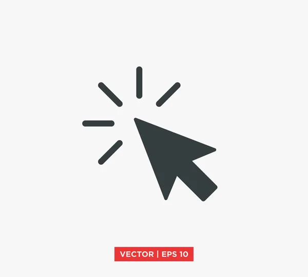 Icono de flecha puntero Ilustración vectorial — Vector de stock