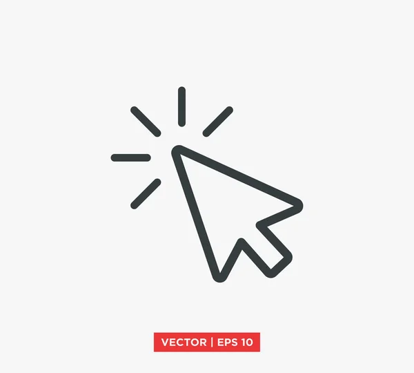 Zeiger Pfeil Icon Vector Illustration — Stockvektor