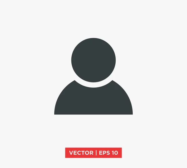 Perfil Mark Icon Vector Illustration — Vector de stock