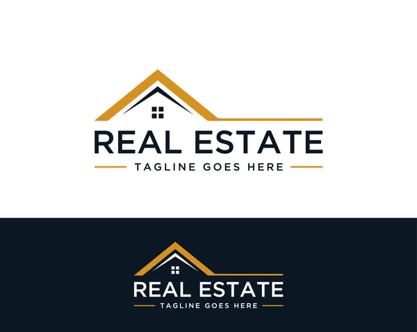 Real Estate Building logo typ ikon vektor — Stock vektor