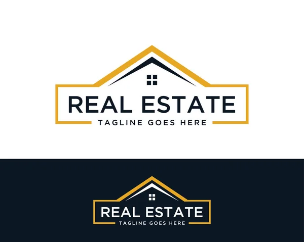 Real Estate Building Logo Icon Vector — Stock Vector