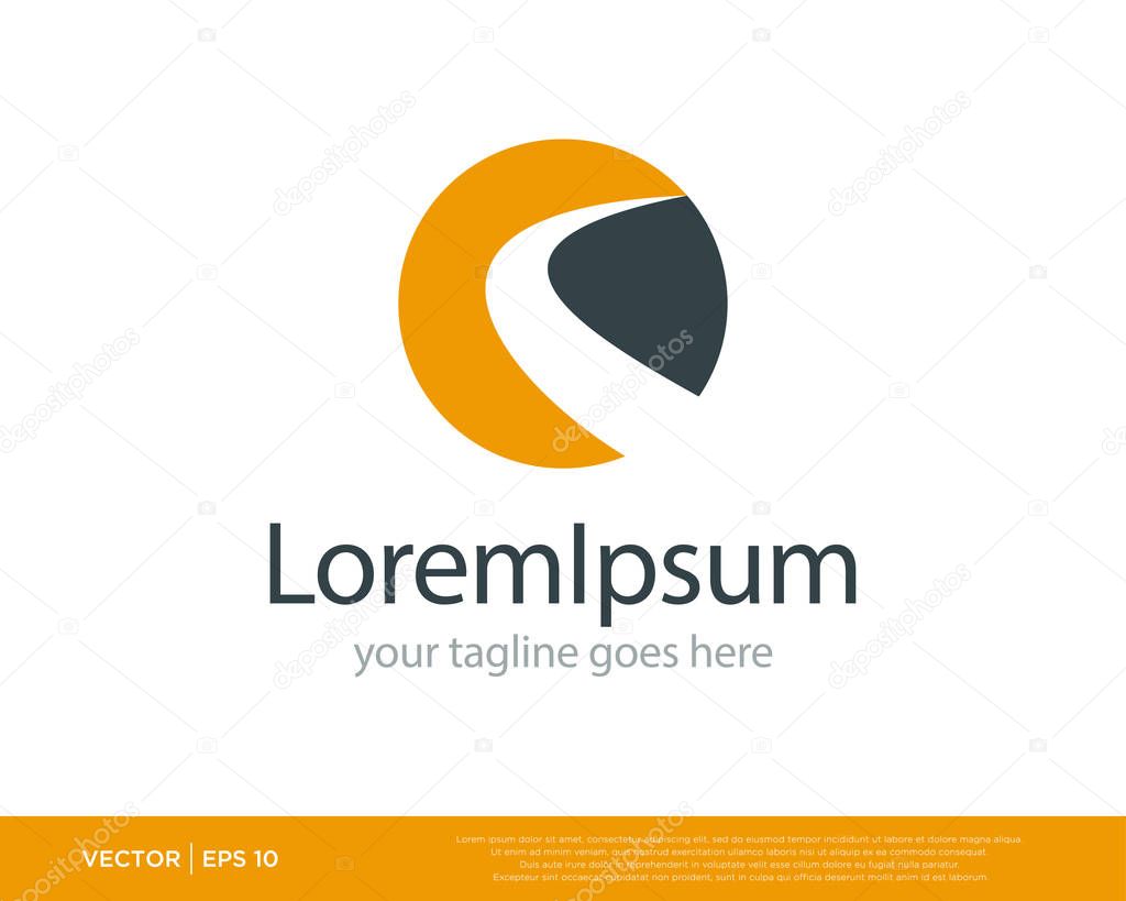 Road Street Logo Icon Vector