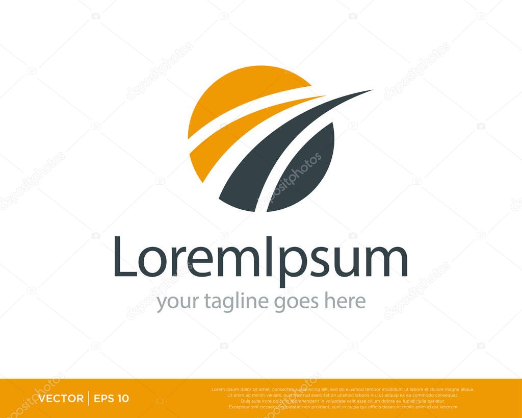 Road Street Logo Icon Vector
