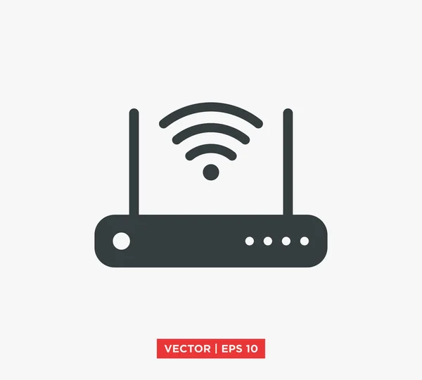 Модем маршрутизатора Wifi Піктограма Векторні ілюстрації — стоковий вектор