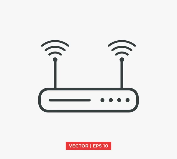 Модем маршрутизатора Wifi Піктограма Векторні ілюстрації — стоковий вектор