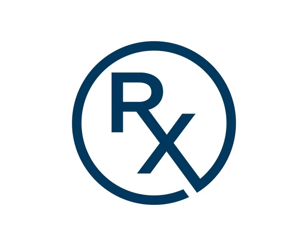 RX Medical logo ikona wektor ilustracja — Wektor stockowy