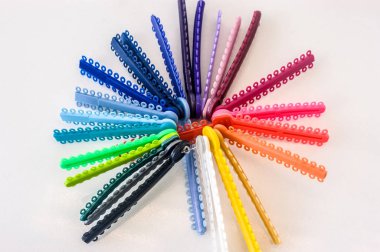 Ortodontik Ligatür Kravat Elastik Ortodonti