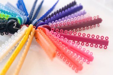 Ortodontik Ligatür Kravat Elastik Ortodonti