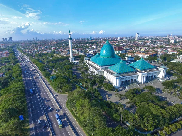 Jakarta Indonesia June 2020 Повітряний Вид Джакарти Bni Tower Jakarta — стокове фото