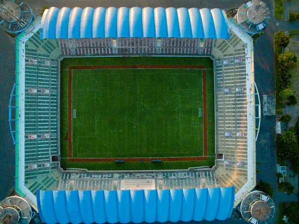 Yogyakarta Indonesia Junio 2018 Estadio Panorama Maguwo Con Vista Merapi — Foto de Stock