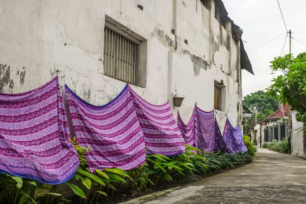 Surakarta Indonésia Agosto 2020 Canting Batik Background Fabric Desenho Batik — Fotografia de Stock