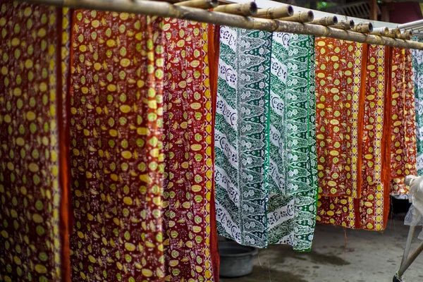 Surakarta Indonesia Agosto 2020 Canting Batik Background Fabric Dibujo Batik —  Fotos de Stock