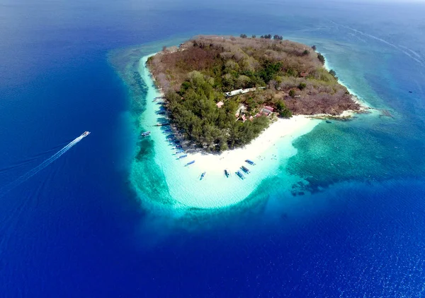 Plano Escénico Hermosa Costa Isla Tropical — Foto de Stock