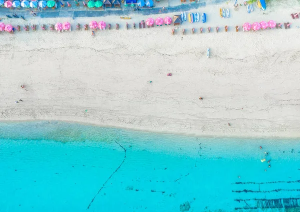 Вид Воздуха Пляж Пандава Чистая Морская Вода Летний Пляж Вид — стоковое фото