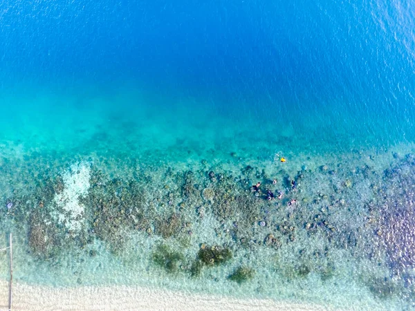 Tiro Cênico Bela Costa Ilha Tropical — Fotografia de Stock