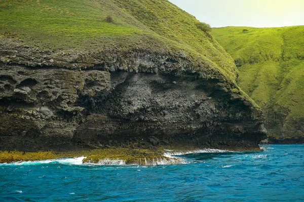 Malerische Aufnahme Der Wunderschönen Tropischen Komodo Inselküste — Stockfoto